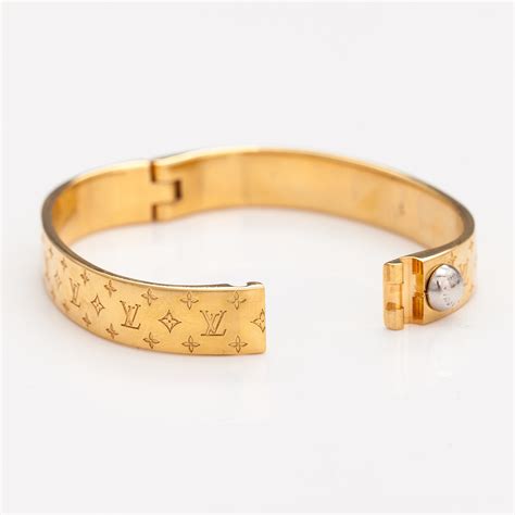 louis vuitton nanogram cuff bracelet.